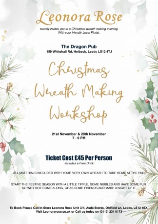 wreath workshop 29th November 2024