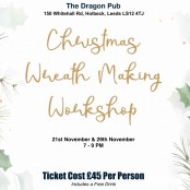 wreath workshop 21st November 2024